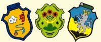 Drei Wappen von Langenweißbach